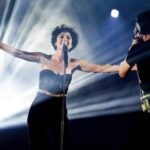 French singer Barbara Pravi during her performance in the Eurovision Song Contest in Rotterdam (Netherlands), May 22, 2021.