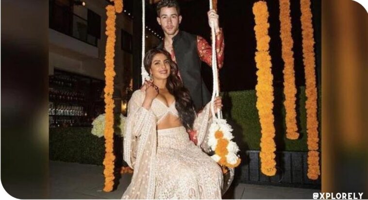 Nick Jonas with Priyanka Chopra. (courtesy: priyankachopra)