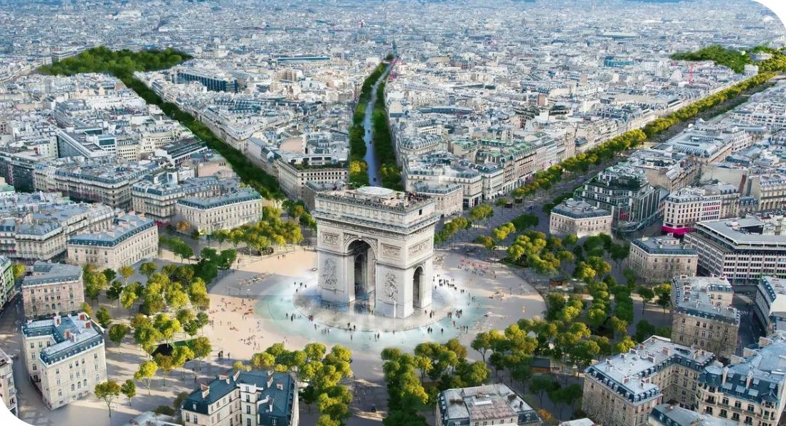 The Champs-Élysées Paris, France