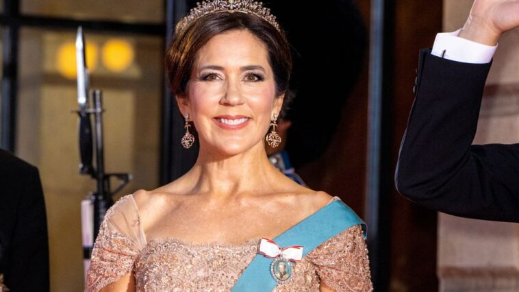 Mary from Denmark has the green swimsuit from recycled sea trash for summer 2023