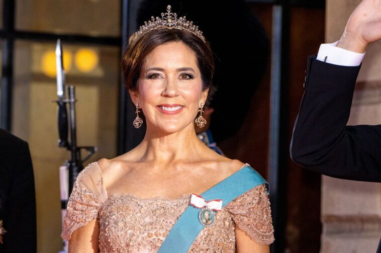 Mary from Denmark has the green swimsuit from recycled sea trash for summer 2023