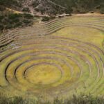 Explore the ancient Inca agricultural terraces, a marvel of engineering in the Peruvian Andes.