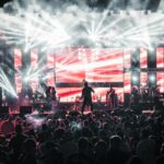 music festival crowd stage