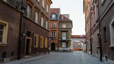 European old town street