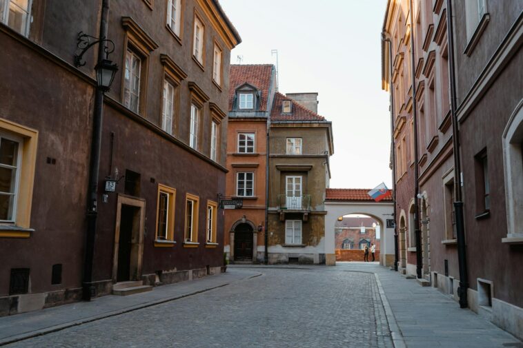 European old town street