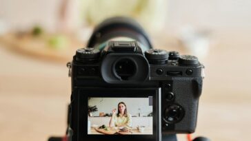 youtube creator filming camera