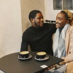 couple coffee date romantic